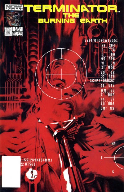 Terminator the Burning Earth (1990 Series) #1-5 Comic Bundle (Complete Series)