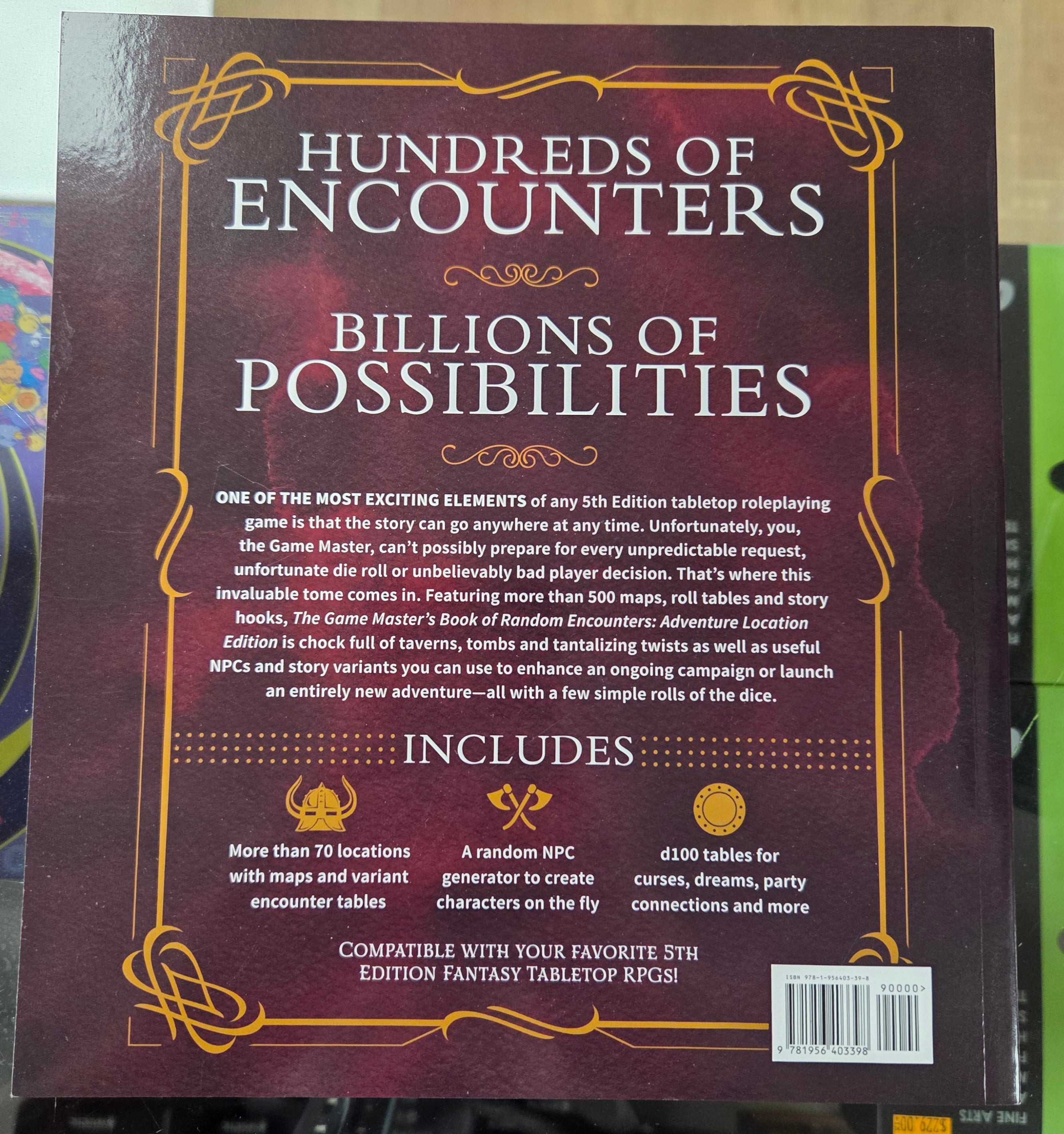 The Game Master's Book of Random Encounters - Adventure Location Edition (USED)