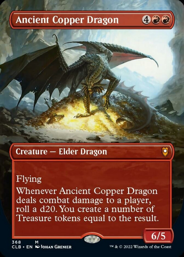 Ancient Copper Dragon [#368 Alternate-Art Borderless] (CLB-M)