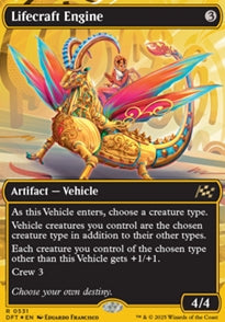 Lifecraft Engine [ #0531 Borderless Revved Up First Place Foil ] (DFT-R)