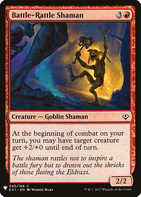 Battle-Rattle Shaman [Mystery Booster #0851] (E01-C)