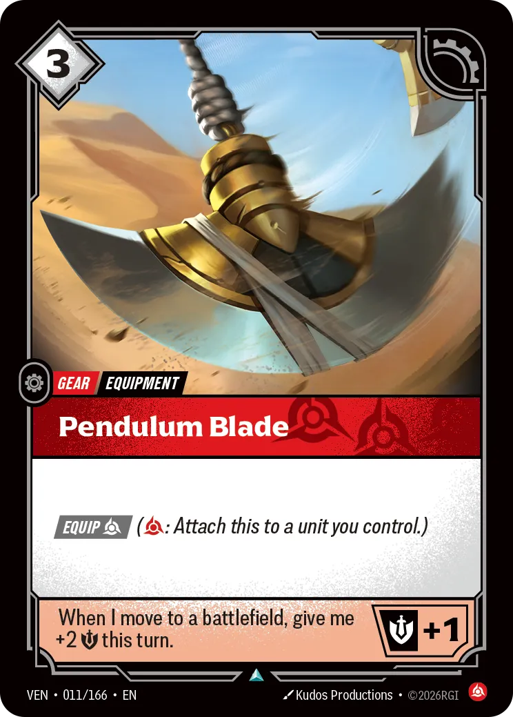 Pendulum Blade - 011/166 (VEN) Uncommon