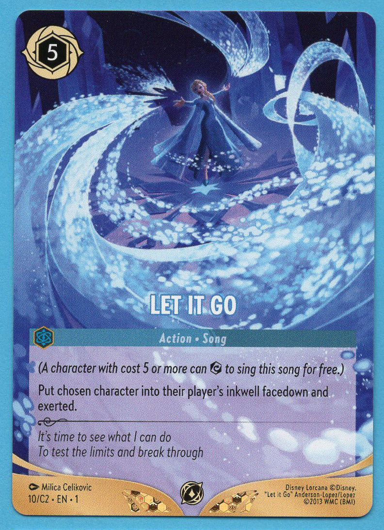 Let It Go (Disney Lorcana Promo Cards 10/C2) Disney Lorcana Challenge Promo - Near Mint