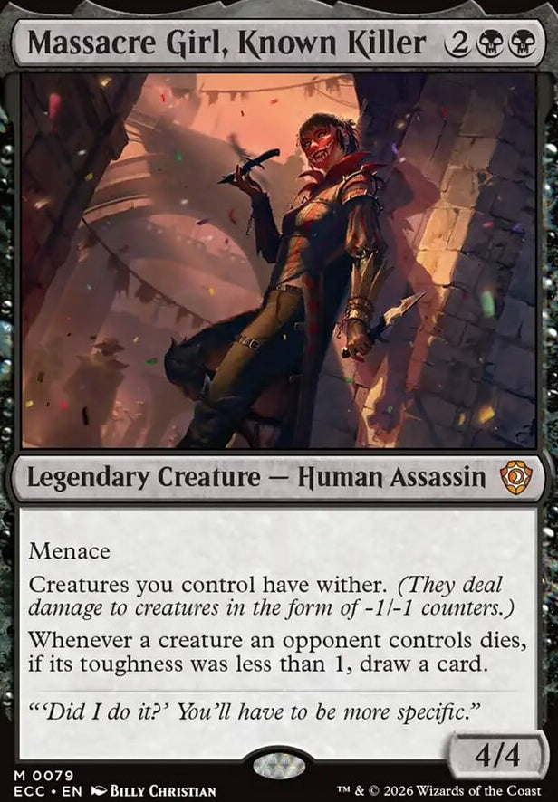 Massacre Girl, Known Killer [ #0079 ] (ECC-M)