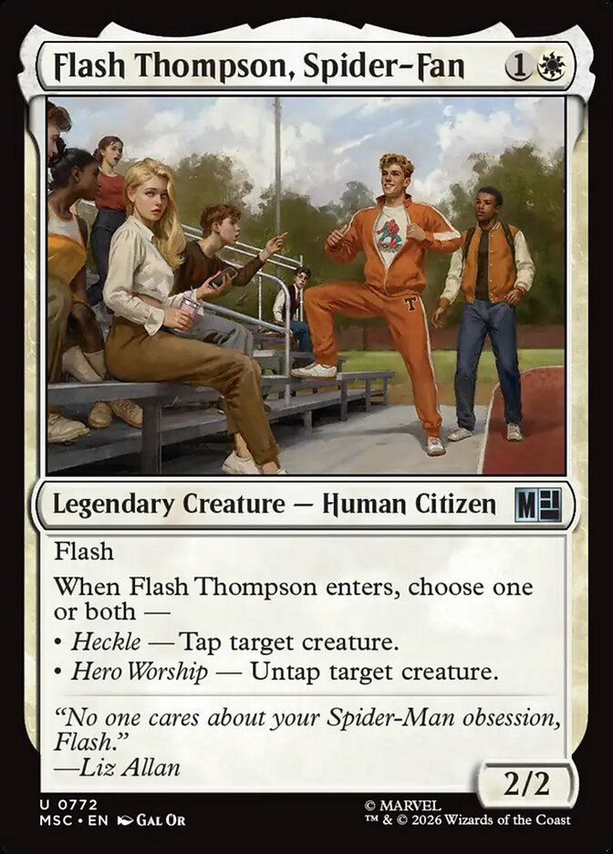 Flash Thompson, Spider-Fan [ #0772 ] (MSC-U)