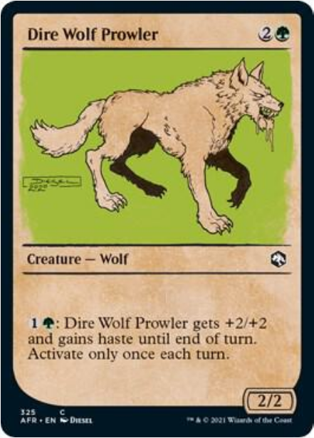 Dire Wolf Prowler [#325 Showcase] (AFR-C-FOIL)