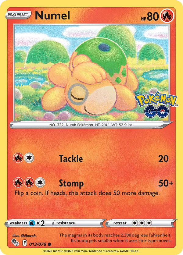 Numel (Peelable Ditto) - 013/078 (PGO) Common - Near Mint Reverse Holofoil