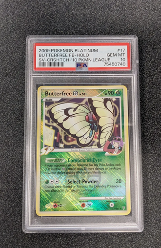 Butterfree League Promo (17/147) (Graded - PSA 10)