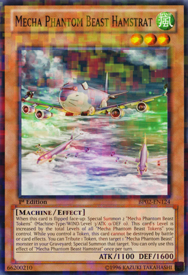 Mecha Phantom Beast Hamstrat (Mosaic Rare) (BP02-EN124) Mosaic Rare - Near Mint 1st Edition