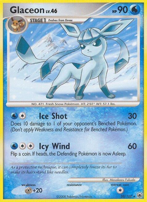 Glaceon (20/100) Deck Exclusives