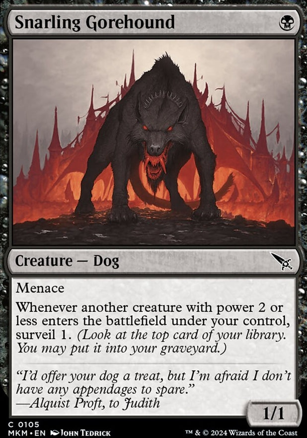 Snarling Gorehound [#0105] (MKM-C)
