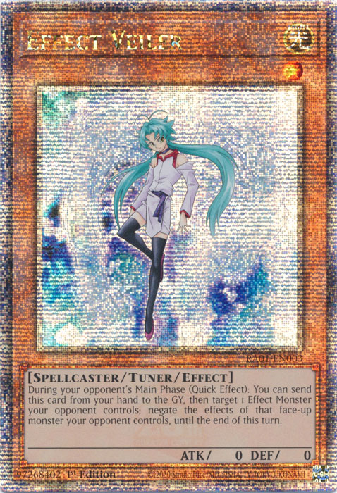 Effect Veiler (RA01-EN003) Quarter Century Secret Rare - Near Mint 1st Edition