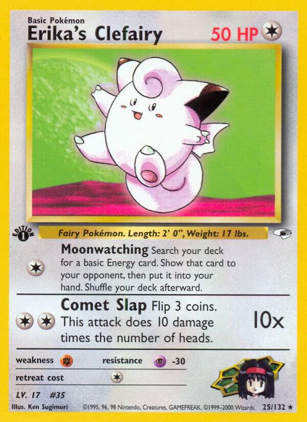 Erika's Clefairy - 025/132 (G1) Rare - Light Played Unlimited