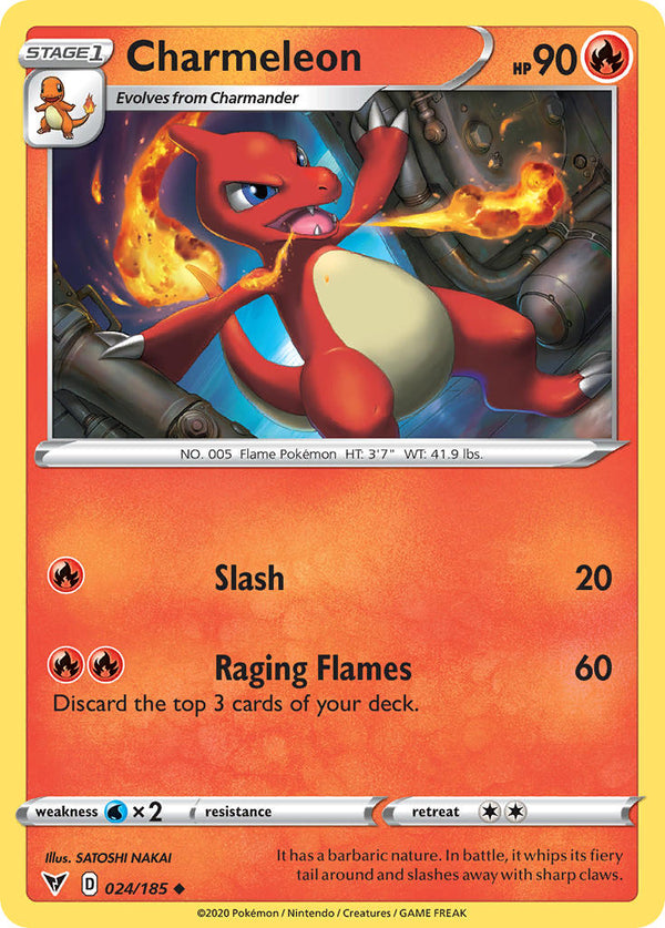 Charmeleon - 024/185 (SWSH04) Uncommon - Near Mint