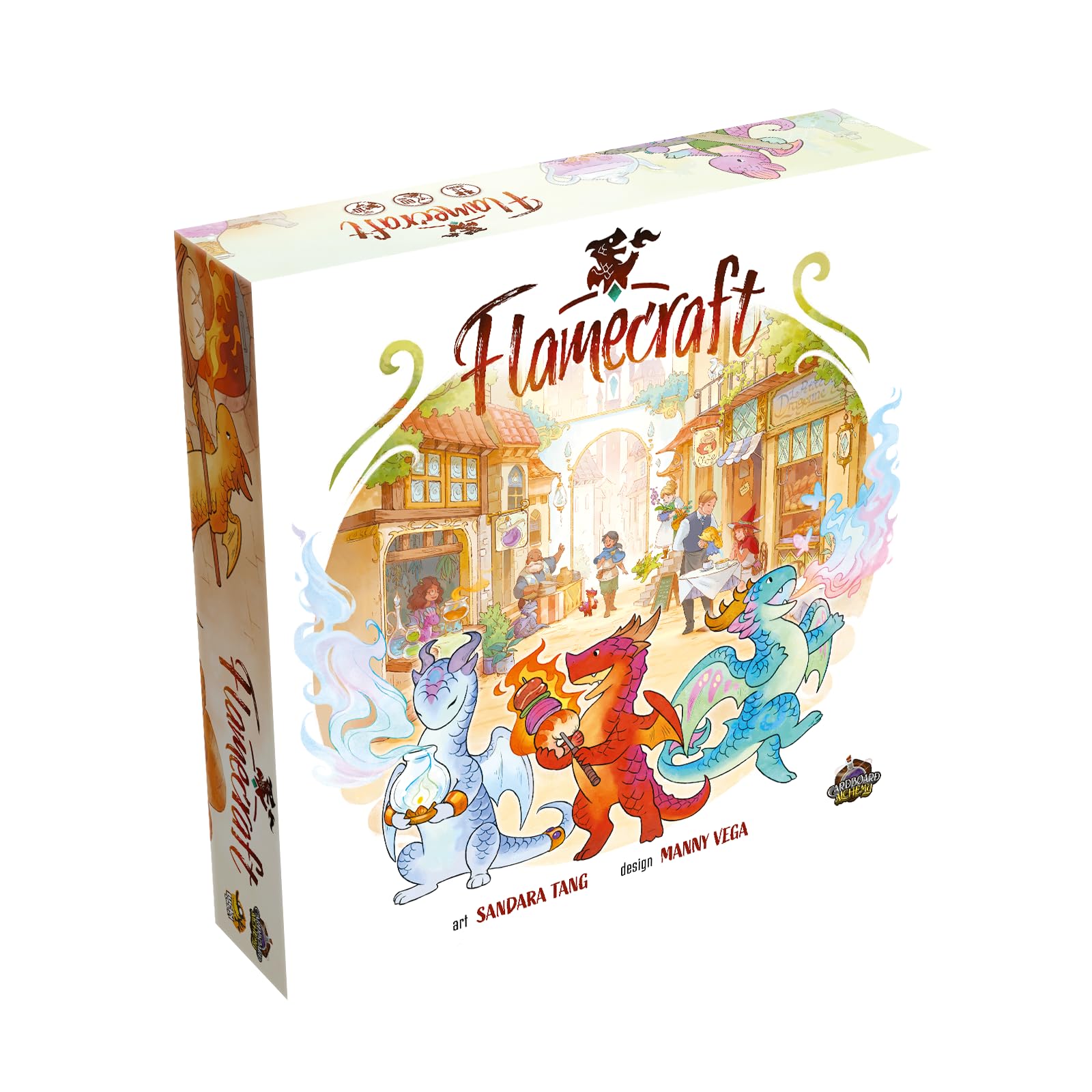 Flamecraft: Mega Bundle w/ Resource Upgrades, Dragon Miniatures, and Kickstarter Promos