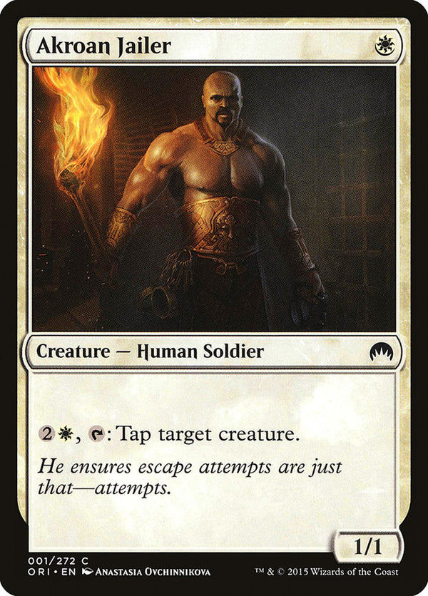 Akroan Jailer (ORI-C-FOIL)