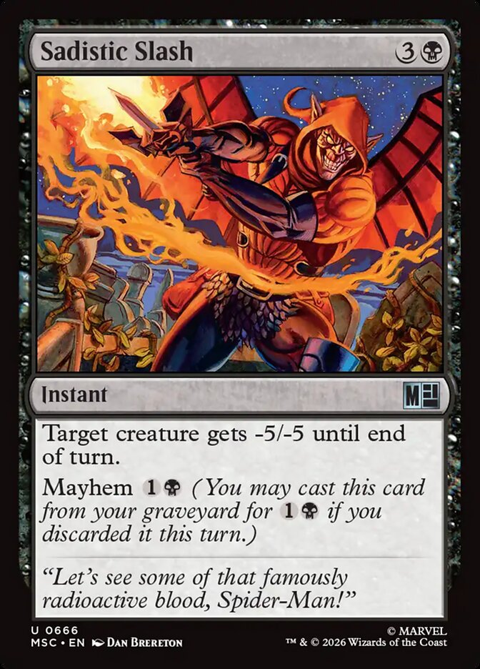 Sadistic Slash [ #0666 ] (MSC-U)