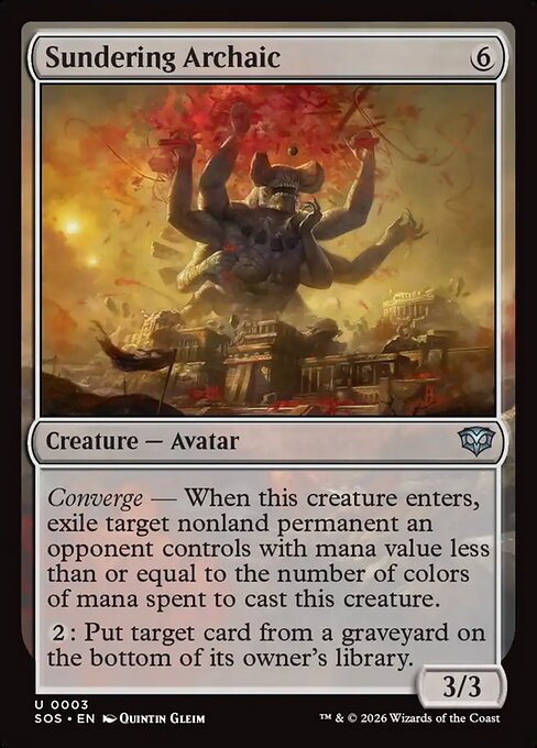 Sundering Archaic [ #0003 ] (SOS-U)