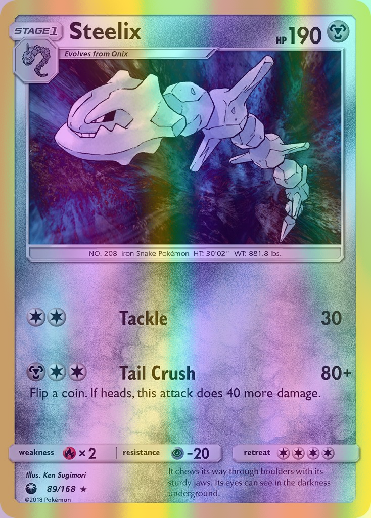 Steelix - 089/168 (CES) Holo Rare - Near Mint Reverse Holofoil