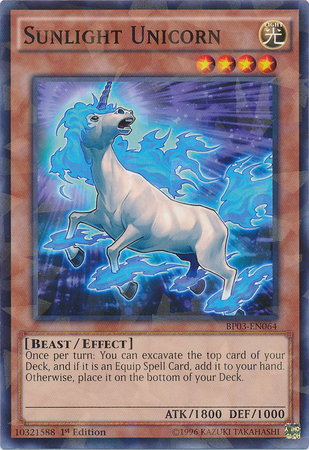 Sunlight Unicorn (Shatterfoil) (BP03-EN064) Shatterfoil Rare - Near Mint 1st Edition