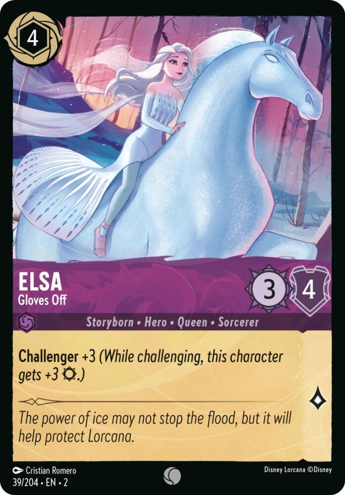 Elsa - Gloves Off (Rise of the Floodborn (Errata Version) 39/204) Common - Near Mint