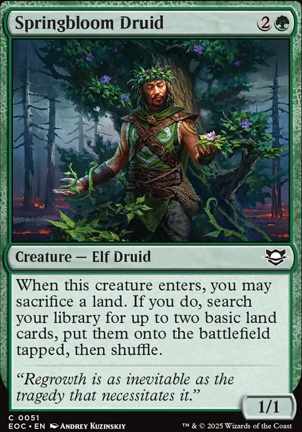 Springbloom Druid [ #0051 ] (EOC-C)