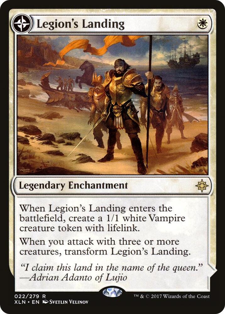 Legion's Landing // Adanto, the First Fort (XLN-R-FOIL)