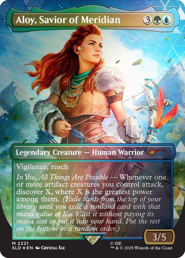 Aloy, Savior of Meridian [ #2221 ] (SLD-M-FOIL)