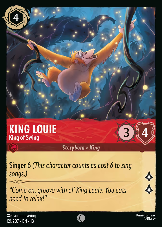 King Louie - King of Swing (121/204 - Attack of the Vine!) Common
