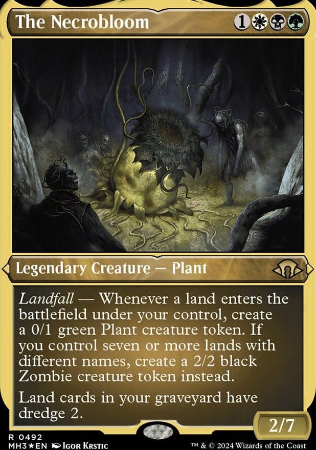 The Necrobloom [#0492 Etched Foil] (MH3-R)