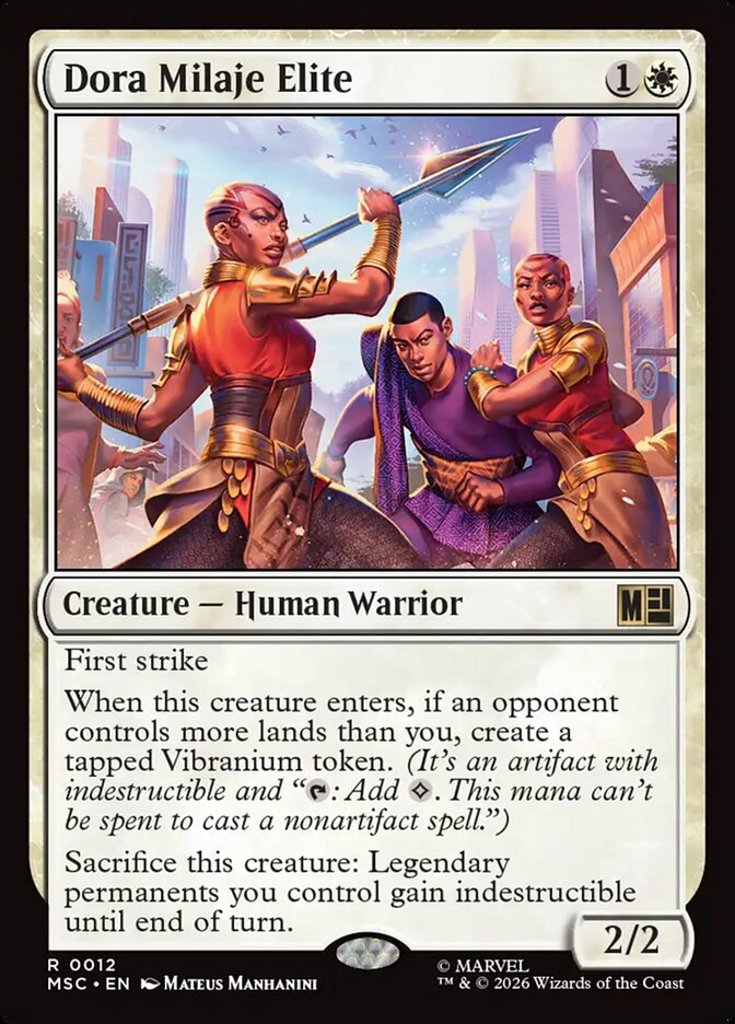 Dora Milaje Elite [ #0012 ] (MSC-R)