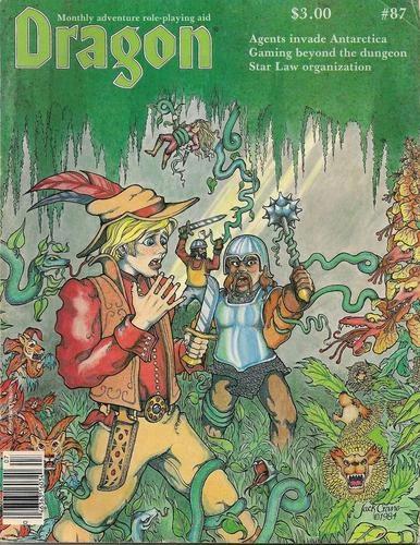 Dragon Magazine #87 (USED) Top Secret module.