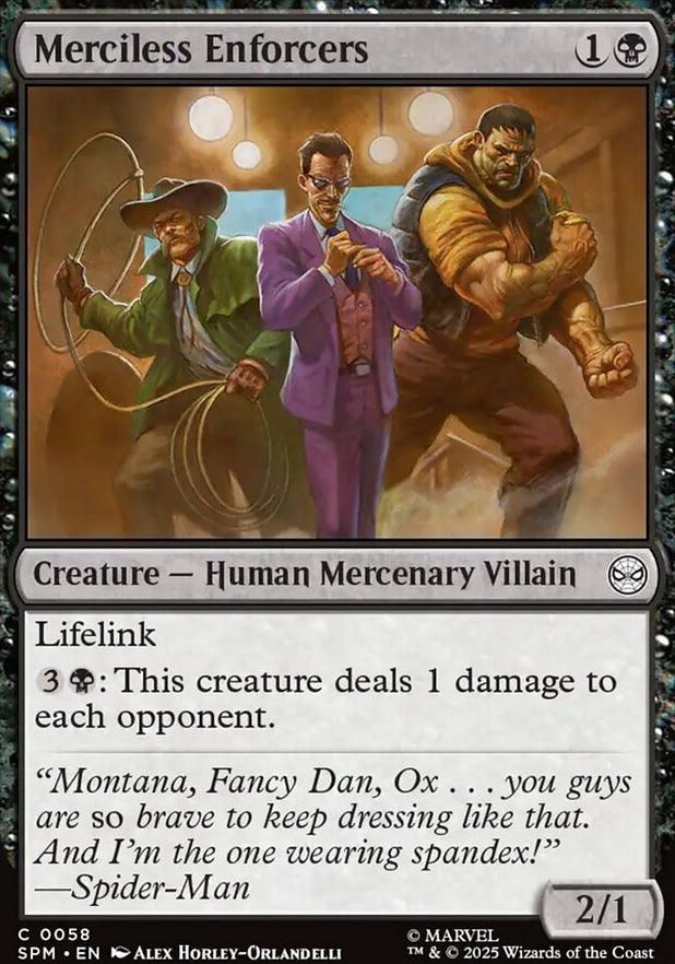 Merciless Enforcers [ #0058 ] (SPM-C)