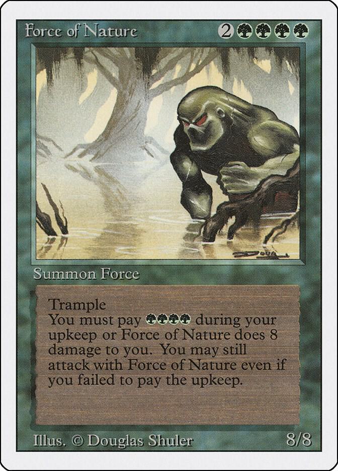 Force of Nature (3ED-R) Moderately Played