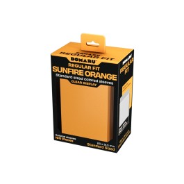 Gatherers' Tavern: Domaru Standard Sleeves - Sunfire Orange