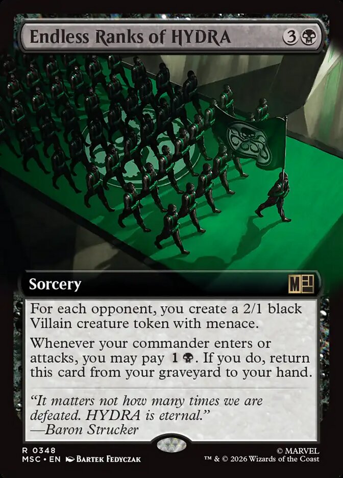 Endless Ranks of HYDRA [ #0348 Extended Art ] (MSC-R)