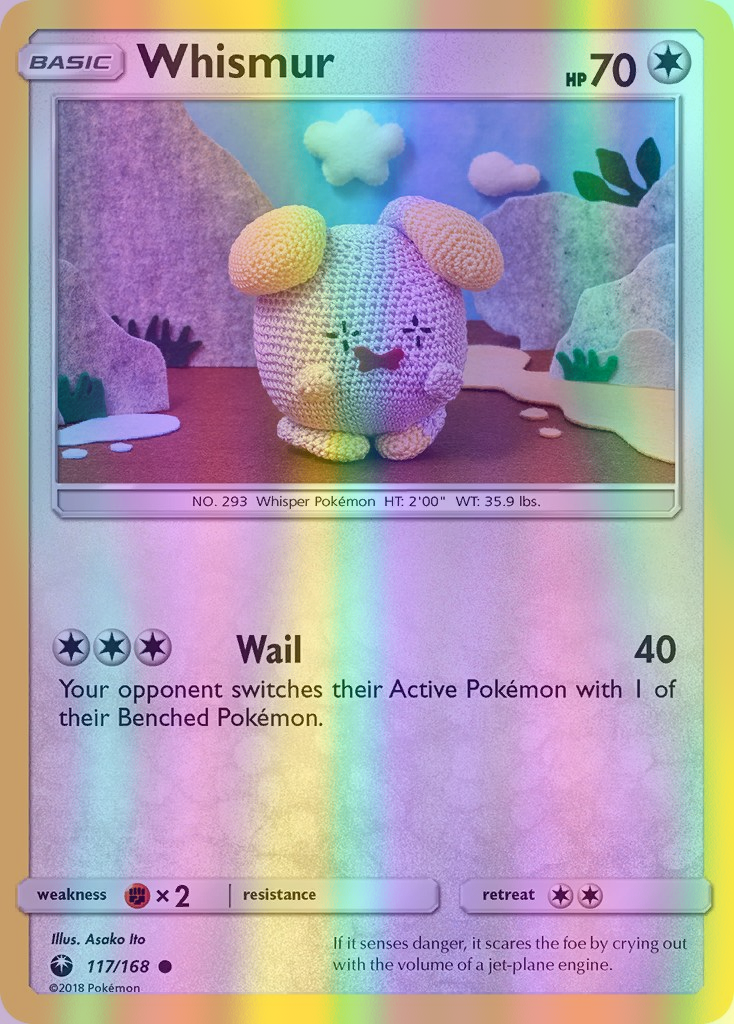 Whismur - 117/168 (CES) Common - Near Mint Reverse Holofoil