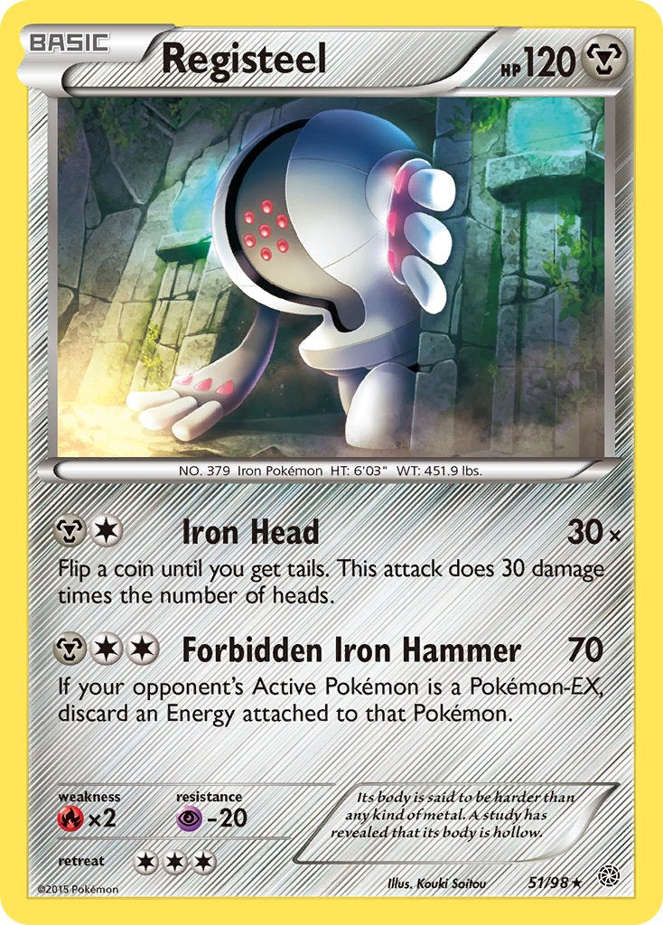 Registeel - 051/098 (AOR) Rare - Near Mint