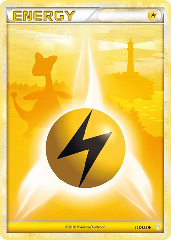 Lightning Energy - 118/123 (HS) Common - Light Play Normal