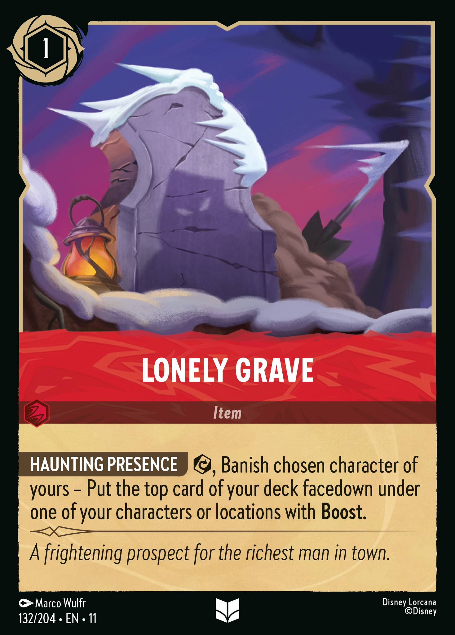Lonely Grave (132/204 - Winterspell)  Uncommon