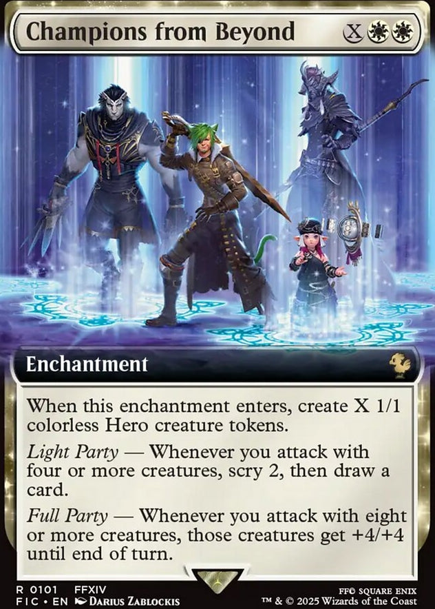 Champions from Beyond [ #0101 Extended Art ] (FIC-R)