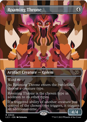 Roaming Throne [#0344 Borderless] (LCI-R) Light Play