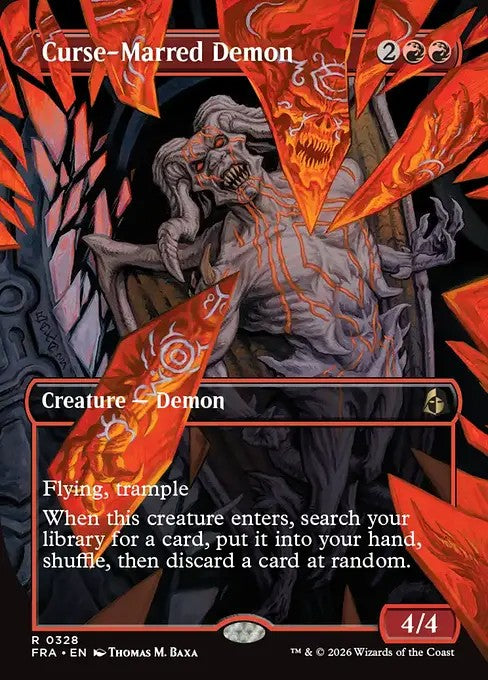 Curse-Marred Demon [ #0328 Borderless Shattered Mirror ] (FRA-R)