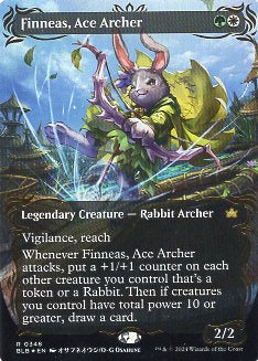Finneas, Ace Archer [#0348 Raised Foil] (BLB-R)