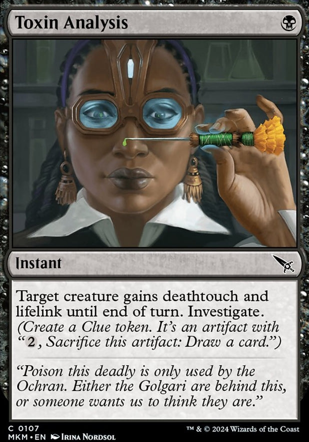 Toxin Analysis [#0107] (MKM-C-FOIL)