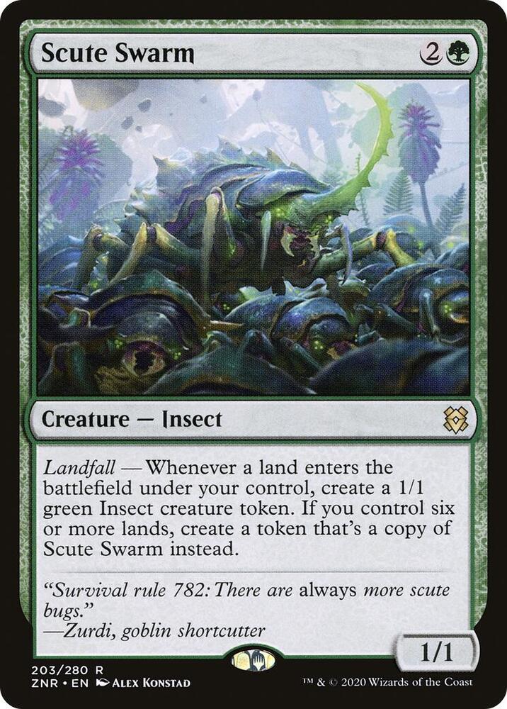 Scute Swarm (ZNR-R-FOIL)