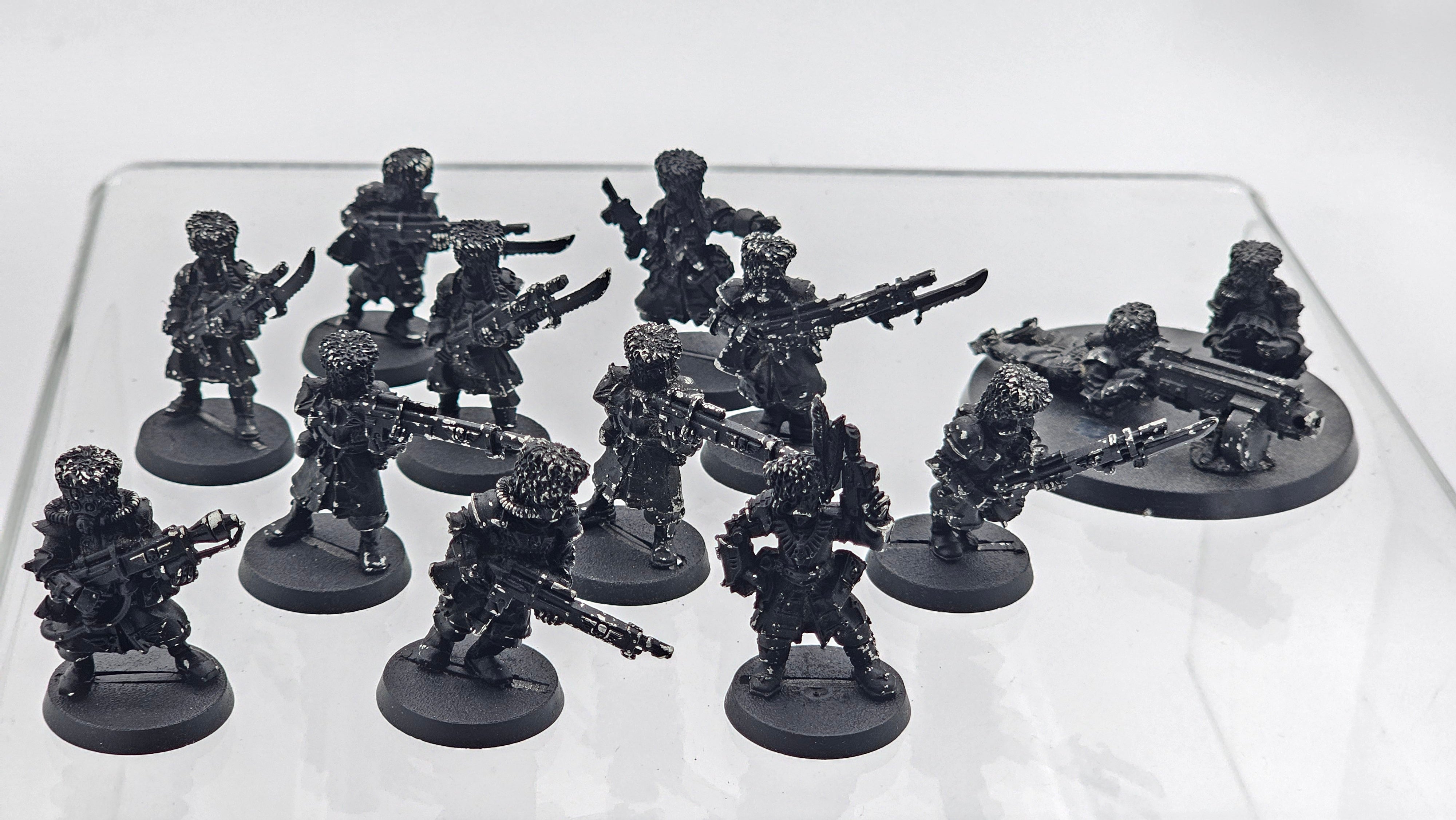 40k: Astra Militarum - Vostroyan Firstborn Squad (Metal) (USED) [LOT #1]