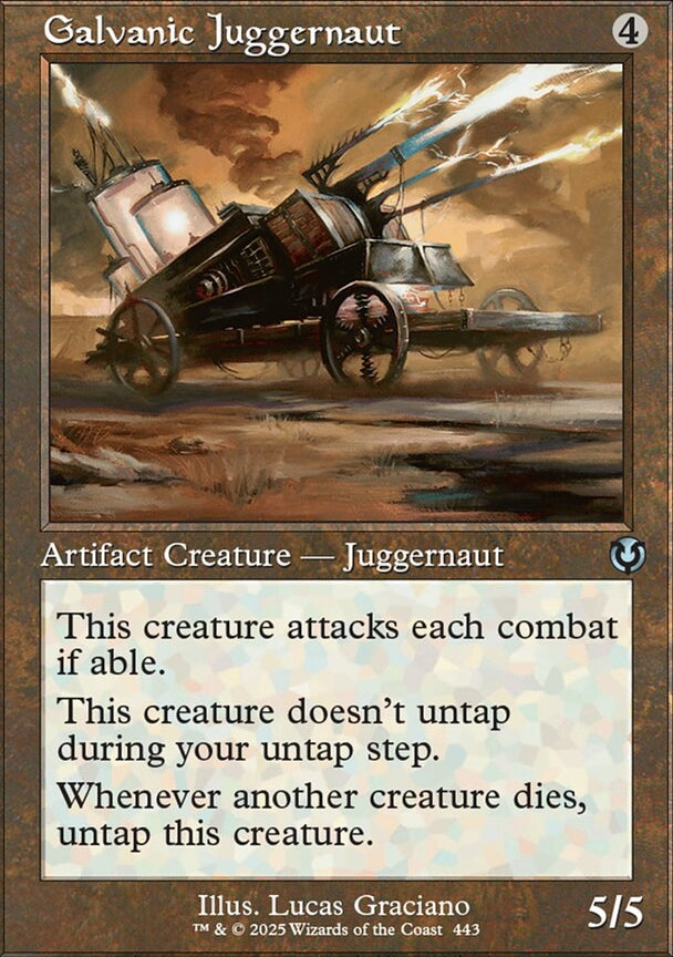 Galvanic Juggernaut [ #0443 Retro Frame ] (INR-U-FOIL)