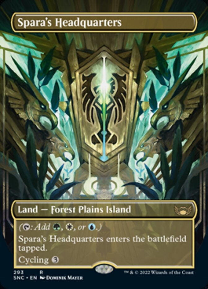 Spara's Headquarters [ #293 Alternate-Art Borderless ] (SNC-R)