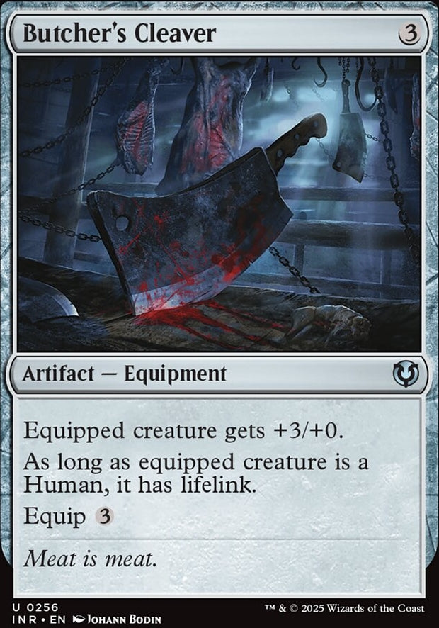 Butcher's Cleaver [ #0256 ] (INR-U-FOIL)